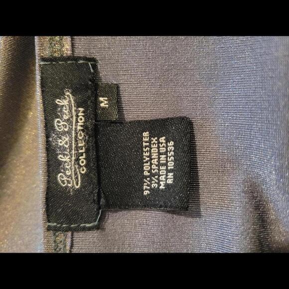 Peck & Peck Collection medium gold shimmer top - Picture 3 of 4